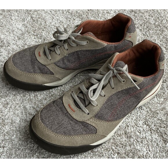 L.L. Bean Shoes - LL Bean Womens Hiking Shoes Sneakers Tan / Orange Sz. 8.5